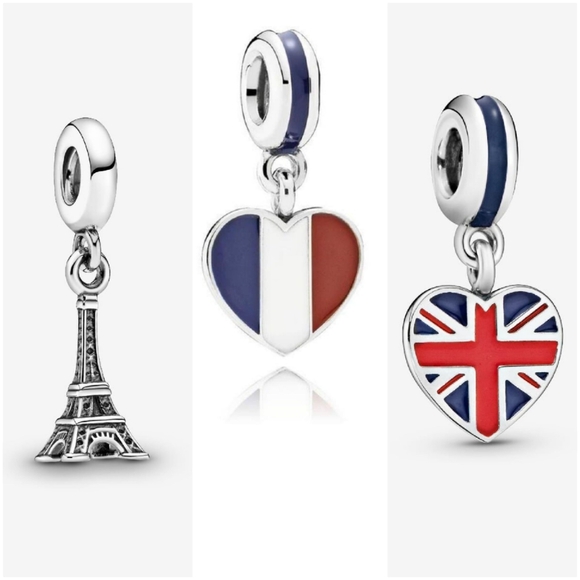 Pandora Silver Blue Pave Lights Charm w Crystals Holiday 2012 DEADSTOCK - Picture 7 of 10